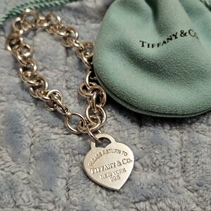 Tiffany & Co. Classic Heart Tag Bracelet in Sterling Silver